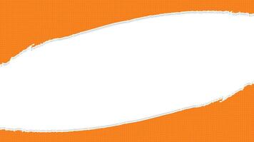 Orange Torn Paper Abstract Background with White Space vector