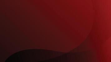 Dark red abstract background with red gradient color, geometric curve, and copy space vector
