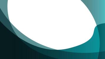 Teal white abstract banner background with geometric shapes and copy space vector