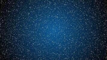Star field background animation in deep blue gradient video
