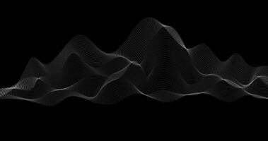 horizon white mountain geography Wave of particles grid surface Abstract illustration vector
