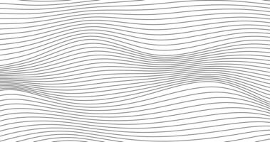 horizon black wave stripe line on empty white background geography design vector