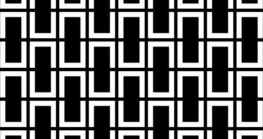 vertical black bricks with white double frame pattern vector