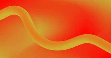 abstract orange gradient background with fluid pipe lines and shape illustration vector