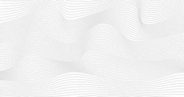 Abstract wave of particles geography grid style illustration. vector