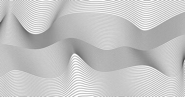 geography Black lines Abstract wavy background illustration. vector
