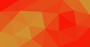 Orange abstract polygonal background. Geometric origami style with gradient. Illustration vector
