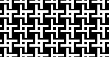white geometric shapes pattern on black background vector