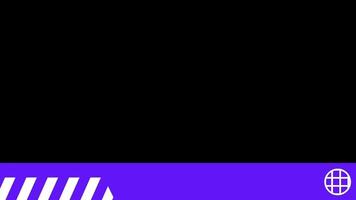 A sleek horizontal loading bar glides with sharp purple tones, offering a dynamic futuristic interface for any sci-fi or tech project theme video