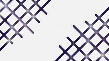 Two overlapping blue grids on white background. Suitable for graphic design projects, tech presentations, and digital concept illustrations video