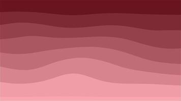 Abstract wave pattern in shades of red for background and modern design video