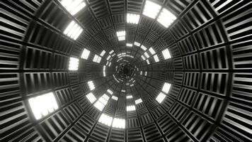White Cube Strobes Tunnel Background VJ Loop in 4K video