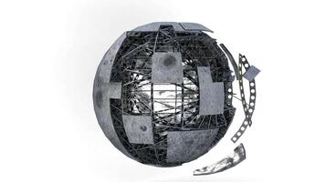 artificial moon animation video