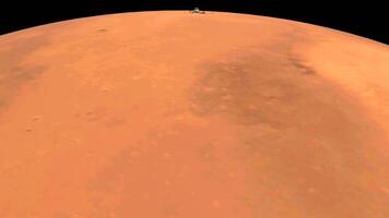 astronaut relics on mars surface video