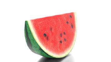 piece of fresh watermelon video