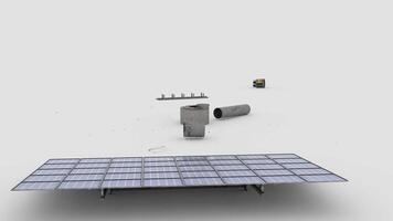 solar panel damage due to strong winds video