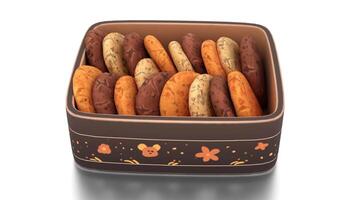 stylized cookies in box video