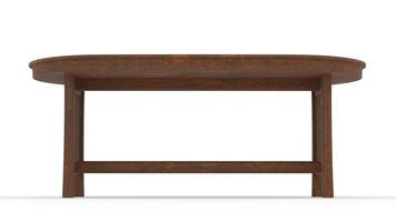 wooden table fall with white background video