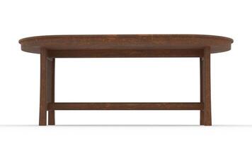 wooden table with white background video