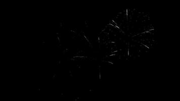 Captivating Firework Display at a Festive Celebration in the USA for Independence Day 2025 or New Year 2026 in Stunning 4k Slow Motion, Highlighting the Beauty of Freedom and Joy video