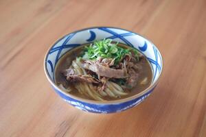 Delicious Beef Curry Udon A Culinary Delight photo