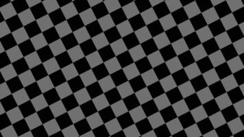 Rotating chessboard looping background animation video