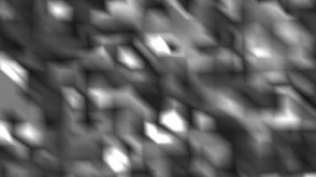 White and Black color appearing and disappearing shiny crystal pattern complex design geometrical background video