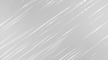 White and Black color simple and elegant diagonally moving parallel lines modern design geometrical background video