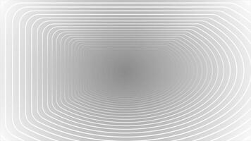 White and Black color simple repeating lines flying through hi tech tunnel modern design loop able geometrical background video