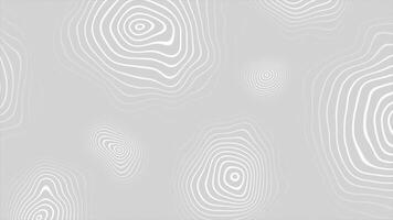 white color multiple deform circular shapes abstract gradient design loop able geometrical background video
