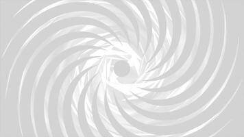 white rotating abstract shapes complex design geometrical background video