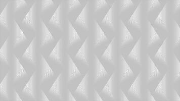 white color multiple triangular shapes with repeating parallel lines complex design loop able geometrical background video