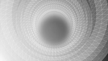 white color low poly hi tech 3d tunnel gradient design loop able geometrical background video
