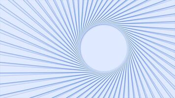 Royal blue color rotating stripes retro radial modern design loop able geometrical background video