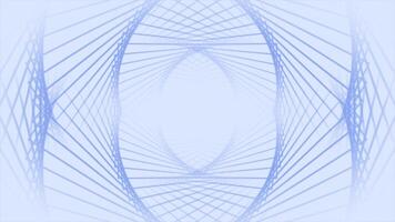 Royal blue color moving repeating lines mesh pattern complex design loop able geometrical background video
