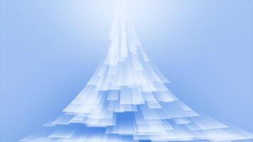 Royal blue color multiple rectangular shapes flowing downwards modern design geometrical background video