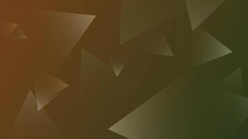 dual tone multiple rotating triangular shapes faded design loopable geometrical background video