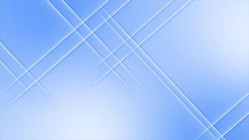 Royal blue color multiple wiggling lines faded gradient design loop able geometrical background video