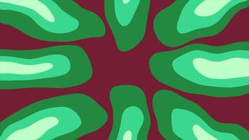 colourful wiggling shapes 2d cartoonistic loop able geometrical background video