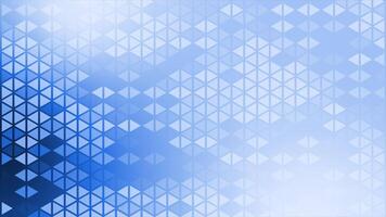Royal blue color multiple triangular shapes appearing and disappearing faded modern design loop able geometrical background video