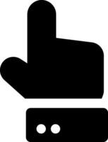 Rounded Filled Point At Icon vector
