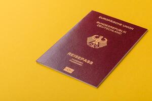 German passport, German document photo