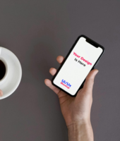 I Phone Display Mockup for UI Design psd