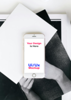 Screen UI Mockup Layout for App Presentation psd