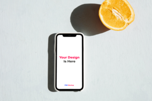 Phone UI Mockup Template in PSF Format psd