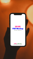 Screen UI Mockup Layout for App Design psd