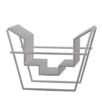 3D Rack Illustration Icon Render png