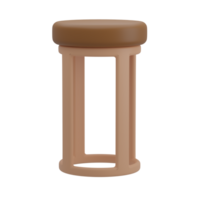 3D Stool Icon Render Illustration png