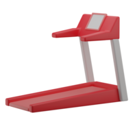 3D Treadmill Icon Render Illustration png