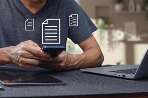 Increasing Use of Digital Documents and Mobile Technology in Work photo